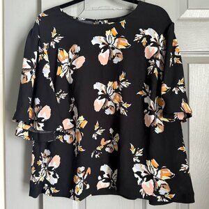 ✨ Who What Wear Floral Pullover Blouse – Size 1X ✨
